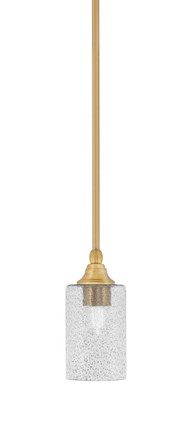 Toltec Lighting - 23-NAB-3002 - One Light Mini Pendant - Stem - New Age Brass