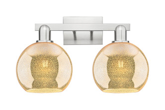 Innovations - 716-2W-SN-G128-8 - Two Light Bath Vanity - Arcadia - Brushed Satin Nickel