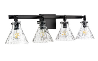 Millennium - 20004-MB - Four Light Vanity - Barlon - Matte Black Millennium - 20004-MB - Four Light Vanity - Barlon - Matte Black