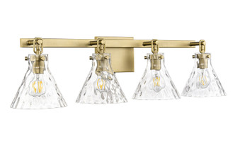 Millennium - 20004-VB - Four Light Vanity - Barlon - Vintage Brass Millennium - 20004-VB - Four Light Vanity - Barlon - Vintage Brass