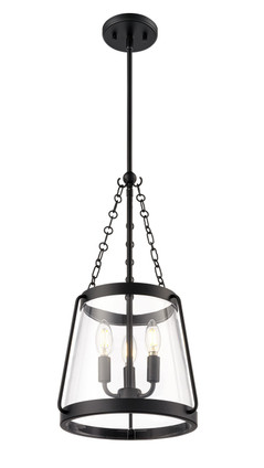 Millennium - 21403-MB - Three Light Pendant - Adabella - Matte Black