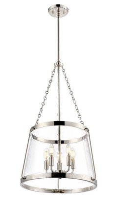 Millennium - 21405-PN - Five Light Pendant - Adabella - Polished Nickel Millennium - 21405-PN - Five Light Pendant - Adabella - Polished Nickel
