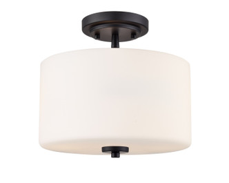 Millennium - 2710WG-MB - Two Light Semi-Flush Mount - Verlana - Matte Black