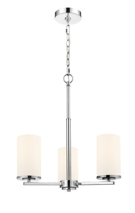 Millennium - 2713WG-CH - Three Light Chandelier - Verlana - Chrome
