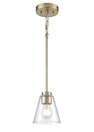 Millennium - 64101-MG - One Light Mini Pendant - Strayhan - Modern Gold