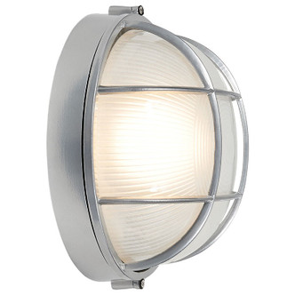 Nauticus Round Dual Mount One Light Bulkhead (20294-SAT/FST)