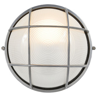 Nauticus Round Dual Mount One Light Bulkhead (20296-SAT/FST)