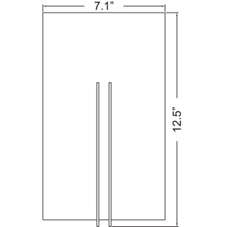 Prong LED Wall Fixture (20446LEDDLP-BS/WHT) Prong LED Wall Fixture (20446LEDDLP-BS/WHT)