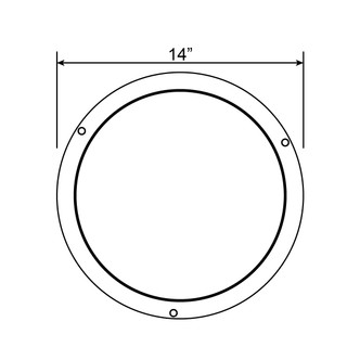 Sparc LED Flush Mount (20471LEDD-CH/SACR)