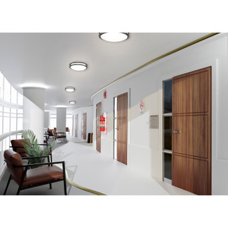 Solero III LED Flush Mount (20506LEDD-MBL/ACR)