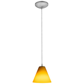 Martini One Light Pendant (28004-1C-BS/AMB)