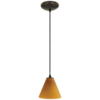 Martini One Light Pendant (28004-1C-ORB/AMB)