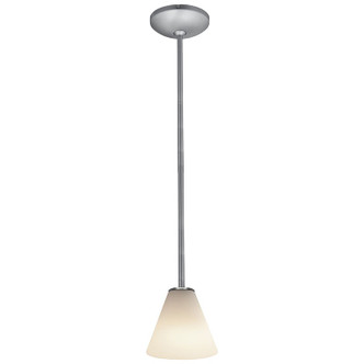 Martini One Light Pendant (28004-1R-BS/WHT)