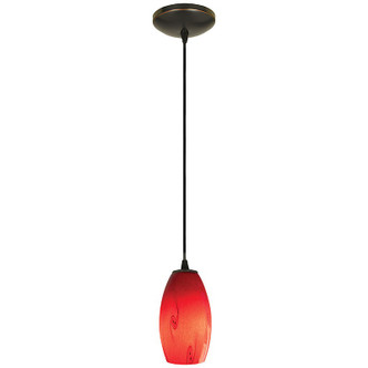 Merlot One Light Pendant (28011-1C-ORB/RUSKY)