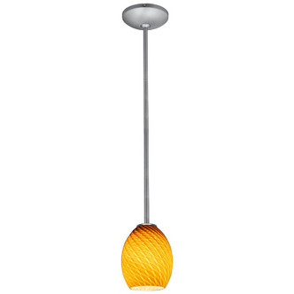Brandy FireBird One Light Pendant (28023-1R-BS/AMBFB)