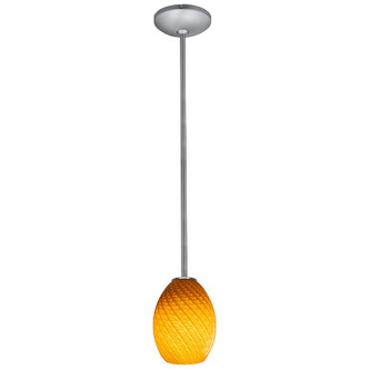 Brandy FireBird One Light Pendant (28023-1R-BS/AMBFB)