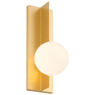 Euro LED Wall Sconce (62336LEDDLP-GLD/OPL)
