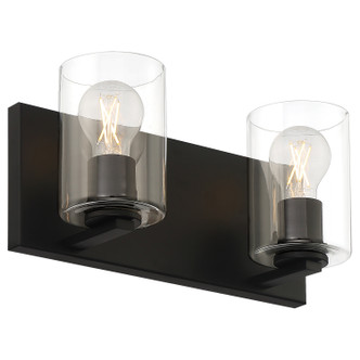 Oslo LED Vanity Fixture (62581LEDDLP-MBL/CLR)