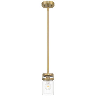 Shelby One Light Pendant (63080-BG/CLR)