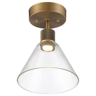 Port Nine Martini LED Semi-Flush Mount (63146LEDD-ABB/CLR)