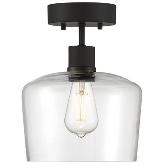 Port Nine Chardonnay LED Semi Flush Mount (63147LEDDLP-MBL/CLR)