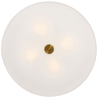 Mid Town LED Flush Mount (64064LEDDLP-ABB/WH)