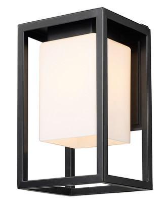 Gladwin One Light Outdoor Wall Lantern (1046BK)