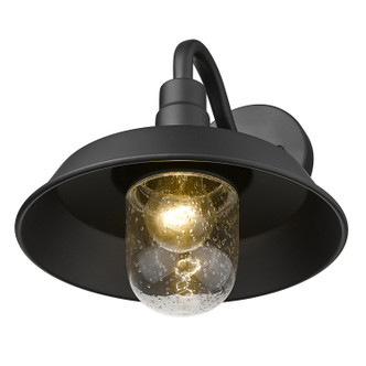 Burry One Light Wall Sconce (1732BK)