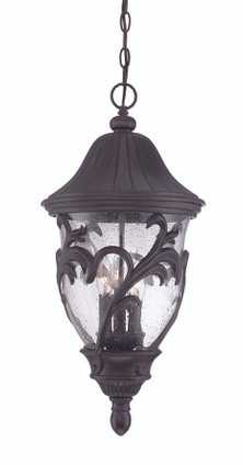 Acclaim Lighting - 39226BC - Three Light Hanging Lantern - Capri - Black Coral