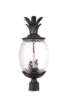 Acclaim Lighting - 7517BK - Three Light Post Mount - Lanai - Matte Black