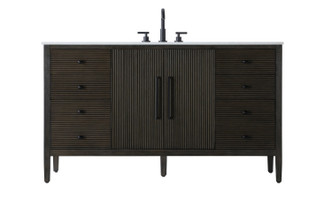 Elegant Lighting - VF29660CO - Bathroom Vanity - Blakely - Chocolate Oak