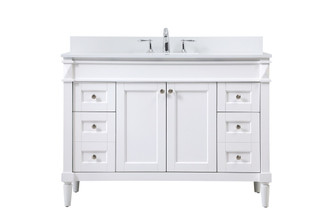 Elegant Lighting - VF31848WH-BS - Single Bathroom Vanity - Bennett - white