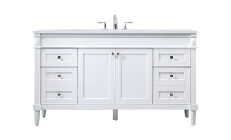 Elegant Lighting - VF31860WH - Single Bathroom Vanity - Bennett - white