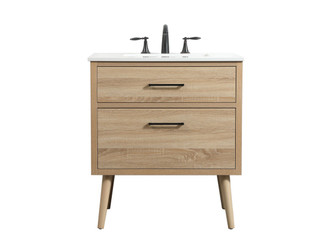 Elegant Lighting - VF41030MW - Single Bathroom Vanity - Boise - mango wood