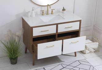Boise Bathroom Vanity Set (VF41042WH)