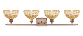 Ballston Four Light Bath Vanity (516-4W-AC-NBD2-75-NAT)