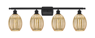 Innovations - 516-4W-BK-G459-6ME - Four Light Bath Vanity - Ballston - Matte Black