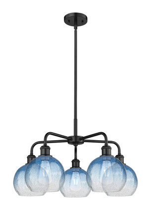 Innovations - 516-5CR-BK-G483-8SB - Five Light Chandelier - Ballston - Matte Black