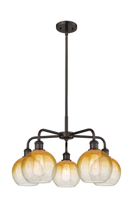 Innovations - 516-5CR-OB-G483-8AM - Five Light Chandelier - Ballston - Oil Rubbed Bronze