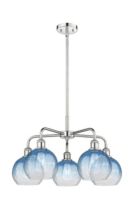 Innovations - 516-5CR-PC-G483-8SB - Five Light Chandelier - Ballston - Polished Chrome