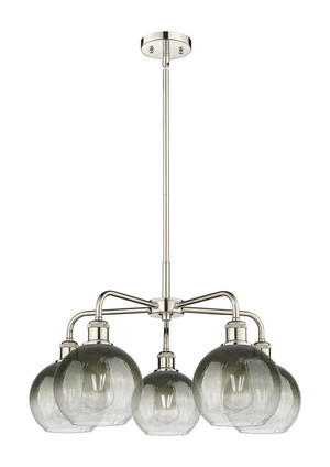 Innovations - 516-5CR-PN-G483-8SL - Five Light Chandelier - Ballston - Polished Nickel