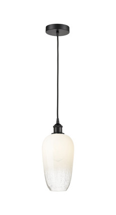Innovations - 616-1P-BK-G484-7OP - One Light Mini Pendant - Edison - Matte Black