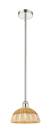 Innovations - 616-1S-PN-NBD2-9-NAT - One Light Mini Pendant - Edison - Polished Nickel
