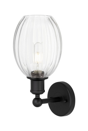 Edison One Light Wall Sconce (616-1W-BK-G459-6CL)