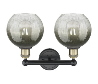 Edison Two Light Bath Vanity (616-2W-BAB-G483-8SL)