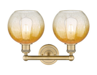 Edison Two Light Bath Vanity (616-2W-BB-G483-8AM)