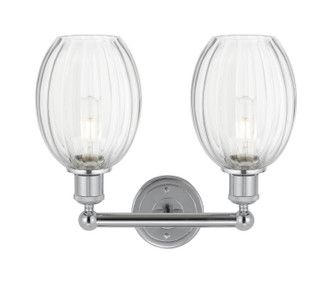 Edison Two Light Bath Vanity (616-2W-PC-G459-6CL)