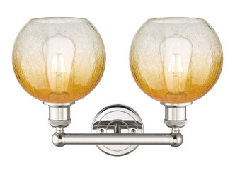 Edison Two Light Bath Vanity (616-2W-PN-G483-8AM)