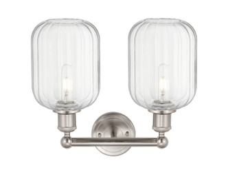 Edison Two Light Bath Vanity (616-2W-SN-G460-7CL)