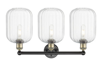 Edison Three Light Bath Vanity (616-3W-BAB-G460-7CL)